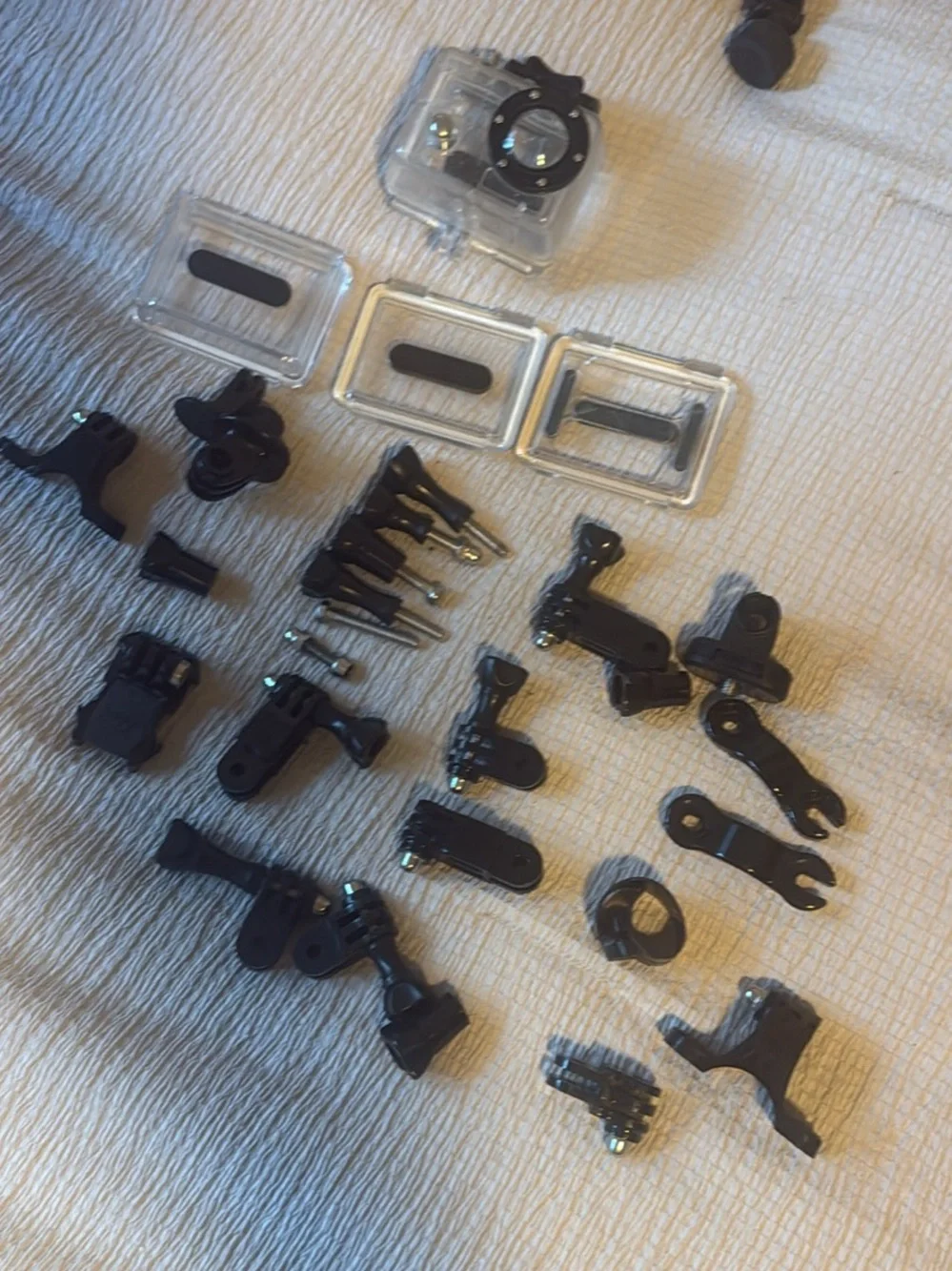 GoPro-Compatible Black Action Camera Mounts & Tripod Accessory Kit